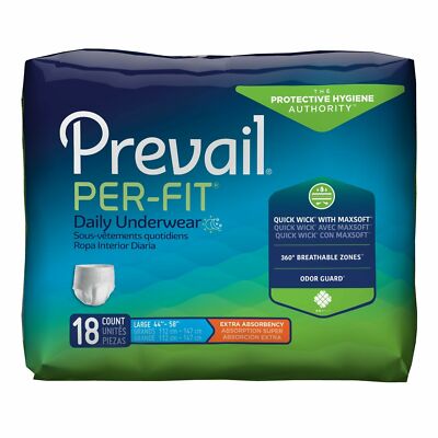 Prevail Disposable Underwear Large PF-513 Extra 18 Ct