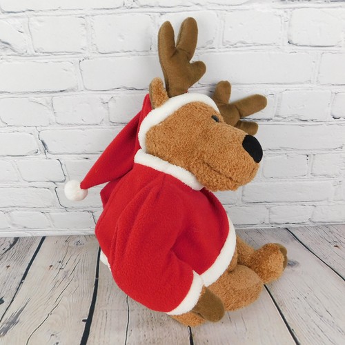 Avon 2010 Lounging Christmas Reindeer Animated DONT WORRY BE HAPPY Plush Singing - Picture 6 of 16