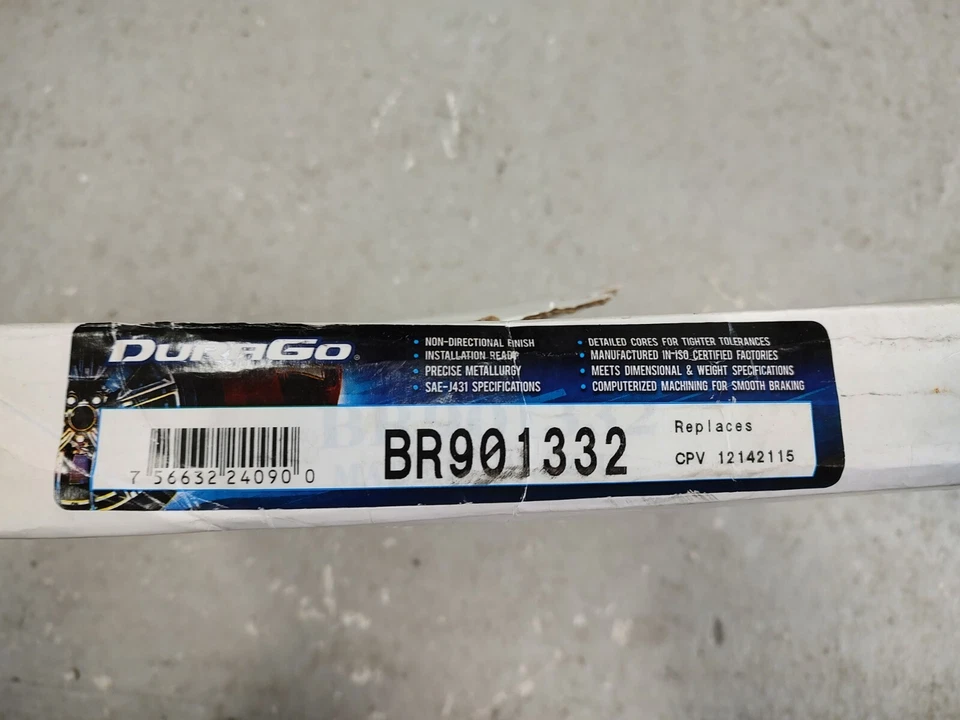 Disc Brake Rotor fits 2013-2019 Nissan Sentra DuraGo, Free Shipping - Image 2 of 2