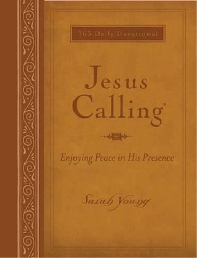 Sarah Young Jesus Calling, Large Text Brown Leathersoft,  (Rilegato in ecopelle)
