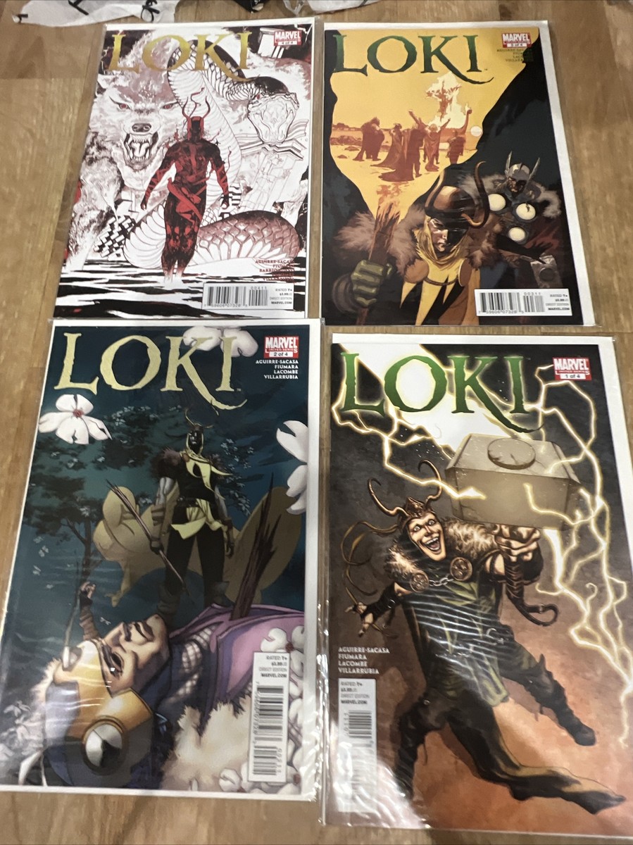 Loki #1-4 (2010) 9.4 NM Marvel High Grade Comic Book Complete Set