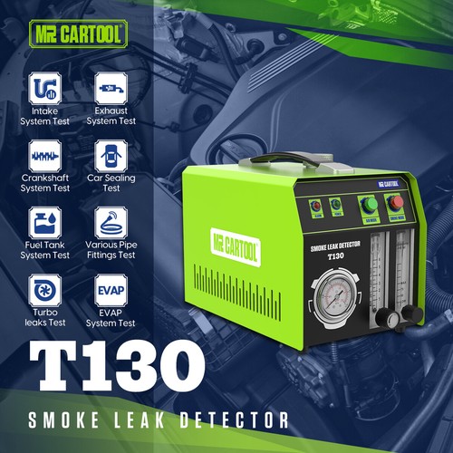 Probador de vacío de admisión de escape de tubo detector de fugas automotriz máquina de humo EVAP - Imagen 2 de 13