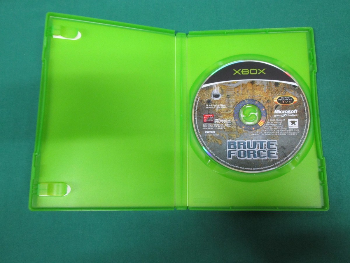 XBOX -- BRUTE FORCE -- JAPAN. GAME. Work. 39836 | eBay