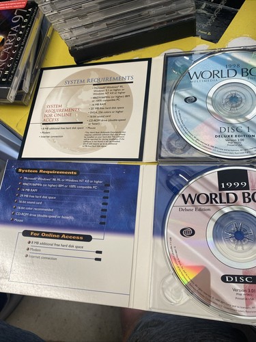 IBM WORLD BOOK 1998 & 1999 ENCYCLOPEDIA DELUXE EDITION Pc Cd-rom w/ key number - Picture 12 of 12