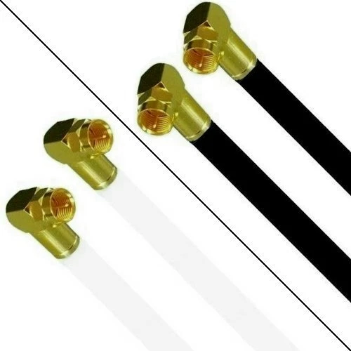 Vodafone Station Cable Router Netzwerk Anschlusskabel Kabe 8K Winkel/Winkel Gold