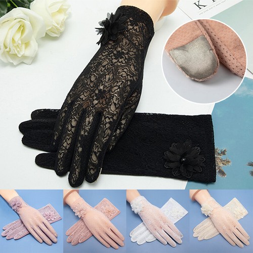 Set Accessoires Années 80 - Bandeau Dentelle, Gants Résille, Boucles D'oreilles, Collier, Bracelets - Violet