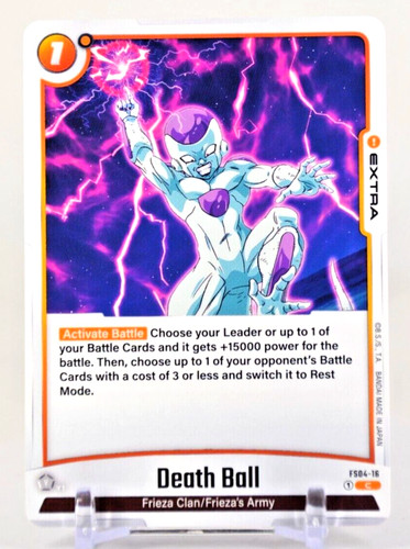 Death Ball [Special Alternate Art] FS04-16 Dragon Ball Japanese Fusion World Starter Deck: Frieza card
