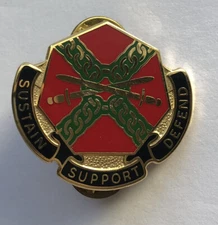 Metal Pin Made In USA Sustain Support Defend Pin V-21