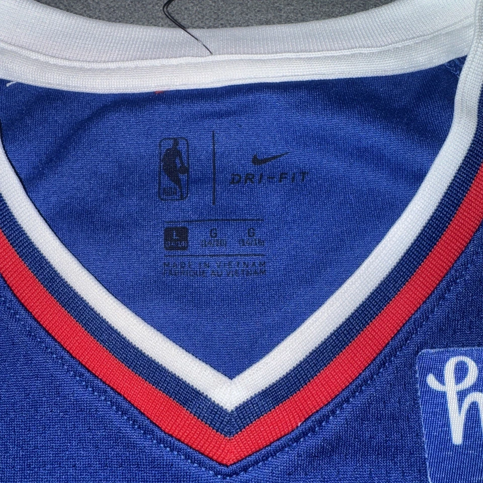 NBA LA Clippers #13 Paul George Nike DriFit Джерси молодежный размер большой новый с Ярлыками $89 Рекомендуемая розничная цена производителя - Изображение 3 из 4