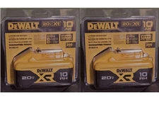 2 PACK DeWALT DCB210-2 20V MAX XR 10.0 AH Lithium-Ion Battery Tool Batteries USA