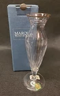 Vintage Marquis Waterford Crystal 8" Hanover Gold Bud Vase w/ Box