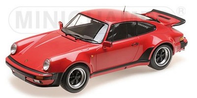 125066115 - PORSCHE 930 911 TURBO 1977 - strawberry red -  Minichamps 1:12 - RAR
