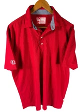Chik-Fil-A  Team Style Red Short Sleeve Workwear Uniform Polo Shirt Mens XL
