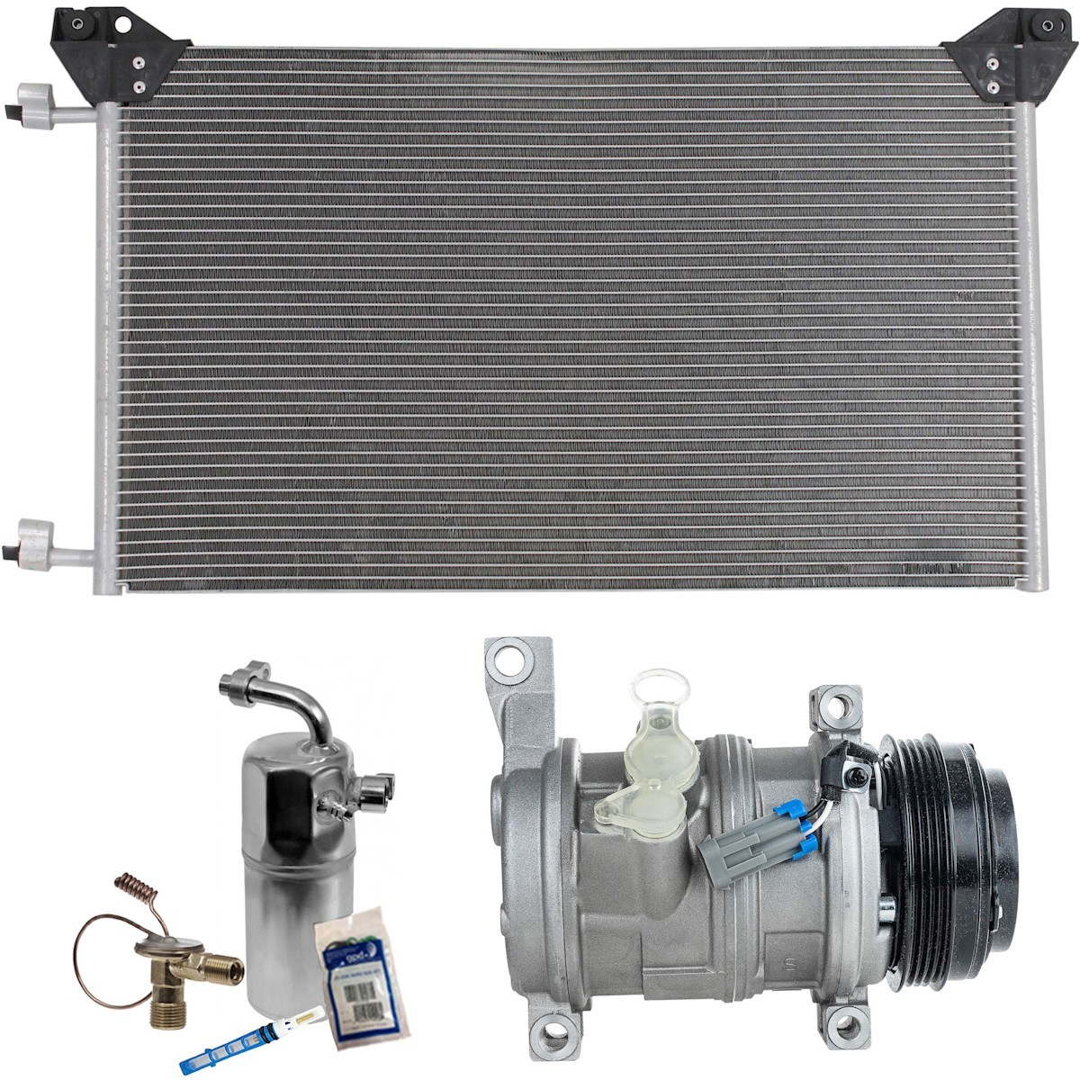 Kit A/C AC Compressor for Chevy Yukon Suburban Cadillac Escalade EXT ESV GMC