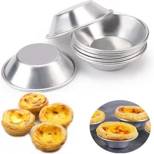 Best 25 Pack-Egg Tart Mold Mini Pie Muffin Cupcake Pans Egg Bakeware Non-Stick