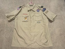 Boy Scouts Of America Mens Official Uniform Shirt Adult XL 100 Yr Anniversary