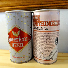 Olde Frothingslosh and American beer cans Pittsburgh Brewing
