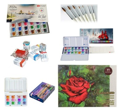 White Nights Aquarellfarben Metamorphosis Nevskaya Palitra optional Kolinsky Sab