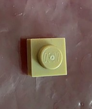Lego 3024 Tan Plate 1x1 Element 4159553