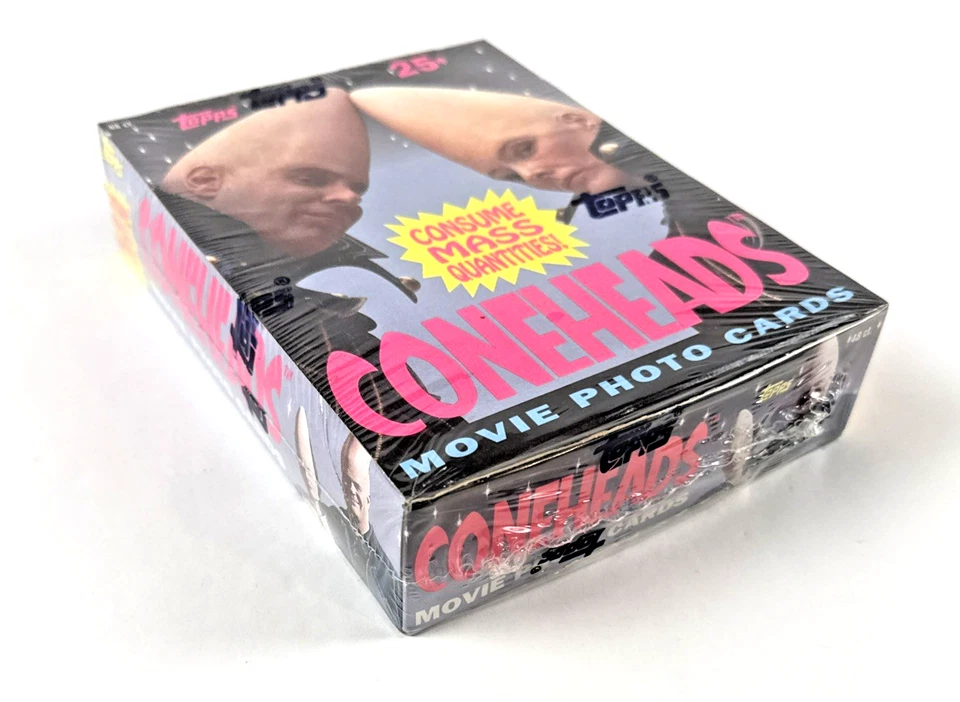 1993 Topps Coneheads Factory Sealed Wax Box – 48 Packs – SNL Dan Aykroyd - Image 2 of 4