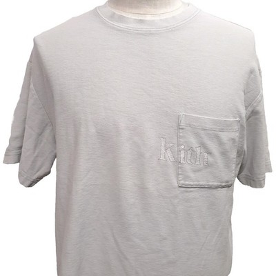 Kith Short Sleeve Pocket Tee T-Shirt Mens Size Medium Oversized Distressed