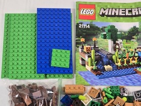 LEGO 21114 Minecraft: The Farm Complete Minifigs Manual Steve Skeleton Sheep Cow