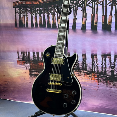 Custom Shop Black Beauty electric guitar gold color hardware free shipping