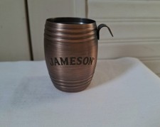 Vintage Jameson Irish Whiskey Barrel Steel Jigger Liquor 25ml Shot Measure Rare