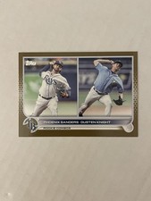 2022 Topps Update Series Dusten Knight, Phoenix Sanders RC Gold /2022