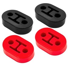 4x Heavy Duty Rubber Exhaust Tail Pipe Mount Bracket Hanger Bushing Insulator