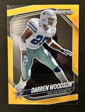 2025 Prizm Black Orange Darren Woodson /49