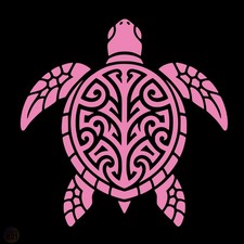 Hawaiian Tribal Honu Sea Turtle Vinyl Decal Sticker Car Window Laptop 