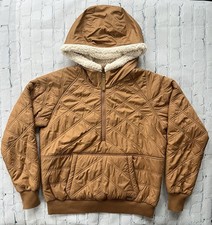 prAna Esla Women's Camel Half-Zip Pullover Hoodie Size Sm Style: 1962051 Preppy
