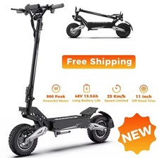 OOTD T10 11inch 900W Electric Scooter Off Road Foldable 31MPH 28Miles E Scooter