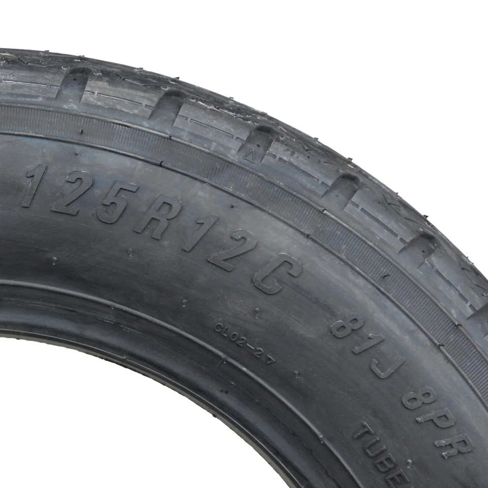 2x Reifen 125R-12C TL 81J für Piaggio Ape TM 703 Diesel LC AC 220 420 / 56513R - Bild 3 von 4