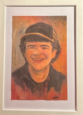 Stranger Things   Dustin  Original Acryl Portrait