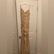 Windsor Champagne Ruched Dress