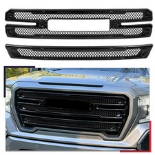 Gloss Black Grille Covers Grill Overlay Fits 2019-2022 Gmc Sierra 1500 Slt At4 Gloss Black Grille Covers Grill Overlay Fits 2019-2022 Gmc Sierra 1500 Slt At4