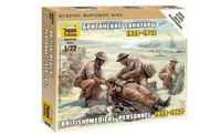 Zvezda 6228 - 1/72 Wargame Addon Britisches SanitäTerteam - Neu