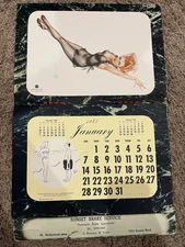 Vintage Esquire's 1945 Varga Advertising Calendar Yearbook Pinup Girl **Damaged*