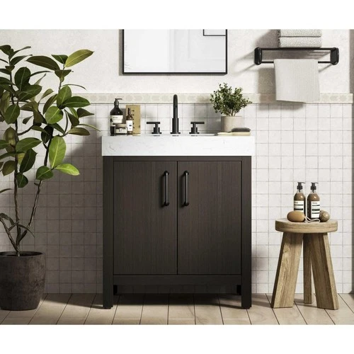 Elegant Lighting VF60630MMB Nathan Vanity Mocha Brown - Picture 2 of 11