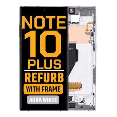 Galaxy Note 10 Plus (N975) LCD + Frame (White-Best Quality)