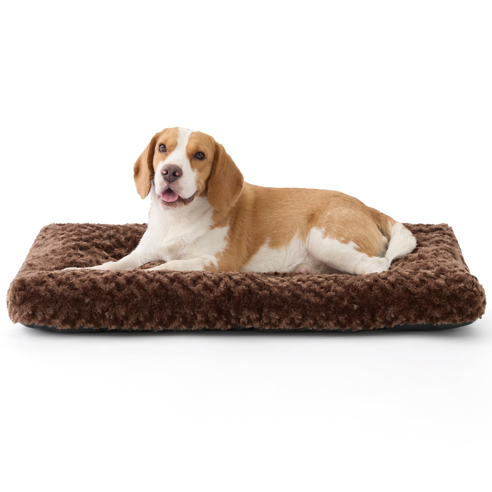 Coussin de chien en peluche brossée 89x58cm tapis orthopédique anti-stress avec base isolante