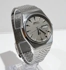 Vintage SEIKO King Twin Quartz 9923-7000 Silver Tone Dial 35mm Men's Watch