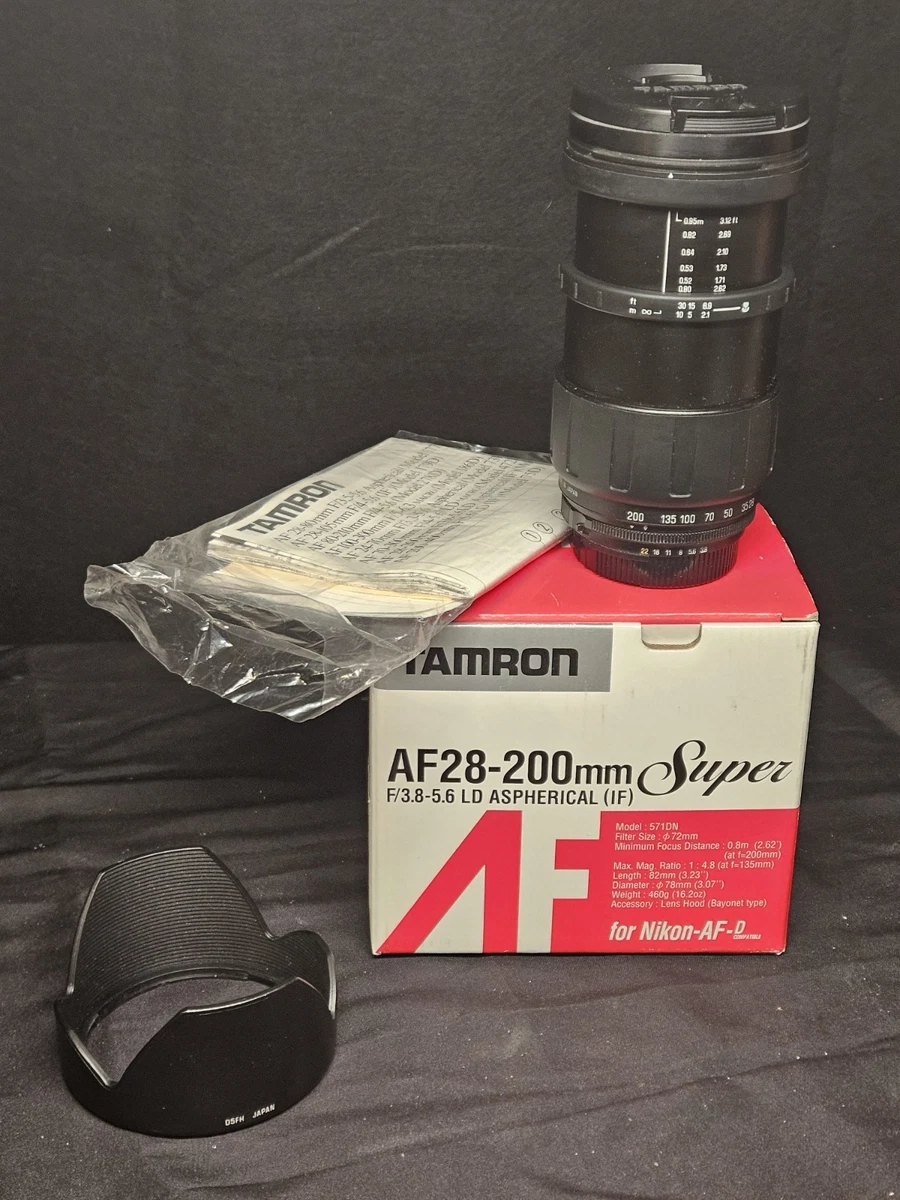 Tamron Nikon AF 28-200mm Focal Camera Lenses for sale | eBay
