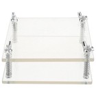 2 Stück Kartenbiegekorrektur-Presswerkzeuge Acryl-Sammelkarten-Flachhalter für