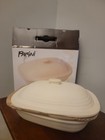 Parini Natural Unglazed Ceramic Baker Oblong Dish and Lid — photo 3