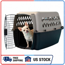 Vibrant Life Small Dog Crate Pet Carrier Plastic Kennel Portable 10 lb X-Small