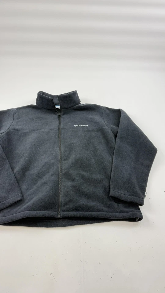 Columbia Jacket Mens XL Black Interchange Fleece Full Zip Outdoor Coat - Image 2 of 4