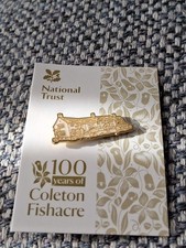 National Trust COLETON FISHACRE 100yrs Anniversary Charity Pin Badge Free post